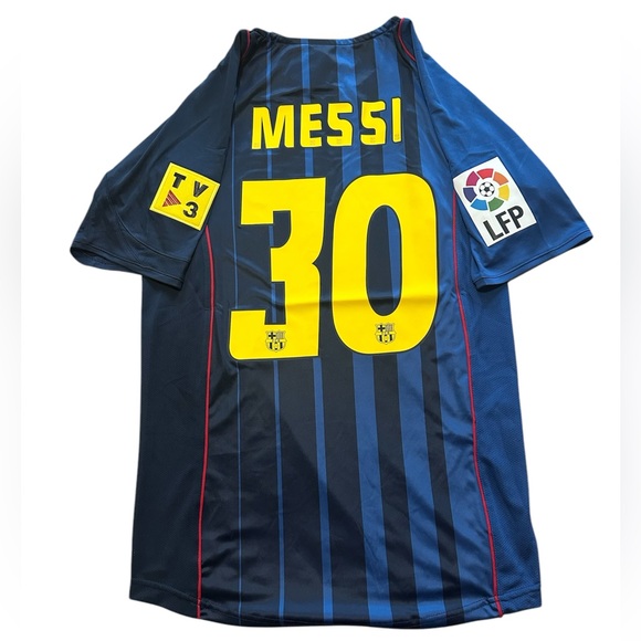 2004/05 fc barcelona retro away Lionel Messi soccer football